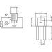 PIC Capteur à effet Hall H501 3.8 - 24 V/DC Plage de mesure : +4 - +35 mT TO-92-UA Soudure