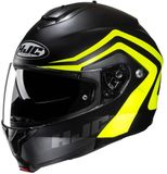 HJC C91N Nepos Zwart Geel Systeemhelm - Helm