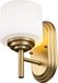 Feiss LED Badkamerarmatuur Malibu | 3W 3000K 300Lm 830 | IP44 | Dimbaar | Brushed Brass
