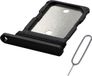 MMOBIEL Dual Simkaart Houder Compatibel met Google Pixel 7a – Sim Tray - Dubbele Simkaarthouder Vervanging – Sim Card Tray - Incl. Sim Pin en Waterdichte Rubberen Ring - Zwart