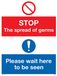 Viking Signs STOP kiemen Wacht hier om gezien te worden bord - Plastic Rigid 3mm