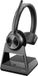 POLY Savi 7310 Office Micro-casque - Sans fil - Portable - Noir