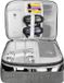 Goodivery ® Sac organisateur, étui électronique de voyage, 3 couches, grande capacité, multifonctionnel, étanche, antichoc, pour câble, iPad, chargeur, téléphone portable, disques durs, batterie externe, etc. (gris)