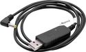 vhbw chargeur compatible avec Baofeng BF-F8-Plus, BF-F8HP, BF-F9, BF-UV-6 radio, batteries de radio - câble de chargement USB, 93 cm, avec indicateur lumineux