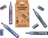 Artline whiteboard marker set 2.0mm Eco-Green 4 kleuren droog uitwisbaar.