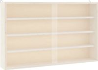 vidaXL Houten vitrinekast met deuren 60x8,5x37cm