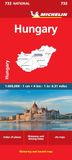 Ungheria: Michelin Hungary Map 732