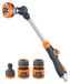 Merkloos Waterpistool Irrigatiepistool - 47 cm - 8 sproeimodi - Oranje