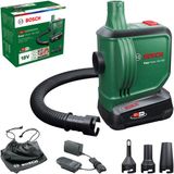 Bosch EasyInflate 18V-500 - Acculuchtpomp - Incl. 1x 18V 2,0 Ah accu - Lader - 3 mondstukken - 50cm slang - Opbergtas