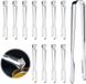 Impact Life pinces en acier inoxydable pour servir le sucre et la salade - set de 12 d'une longueur de 15,5 cm