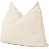 Bananair - Zitzak XXL afneembare hoes - ribfluweel - Gebroken wit - 140 x 180 cm