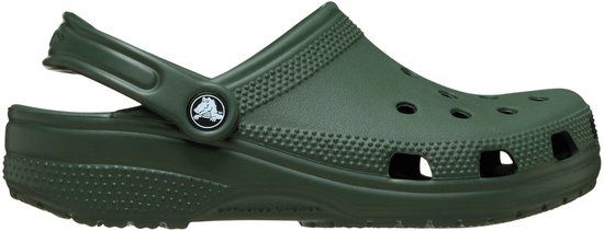Crocs Classic Instappers Junior donkergroen Maat 34/35