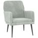 VidaXL Accent Chair Velvet Grey