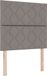 vidaXL Boxspringbed met hoofdeinde, taupe, 100 x 200 cm, gestoffeerd