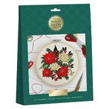 Sew & So On Borduurwerk, kerstkerststerren, inclusief alle knutselaccessoires die nodig zijn, ideale doe-het-zelf knutselkits voor volwassenen en oudere kinderen, maakt een geweldig
