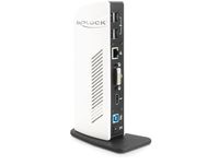 DeLOCK 87568 notebook dock & poortreplicator zwart, wit