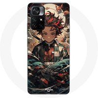 Xiaomi Poco M4 Pro 5G Hoesje demonendoder Tanjiro anime manga