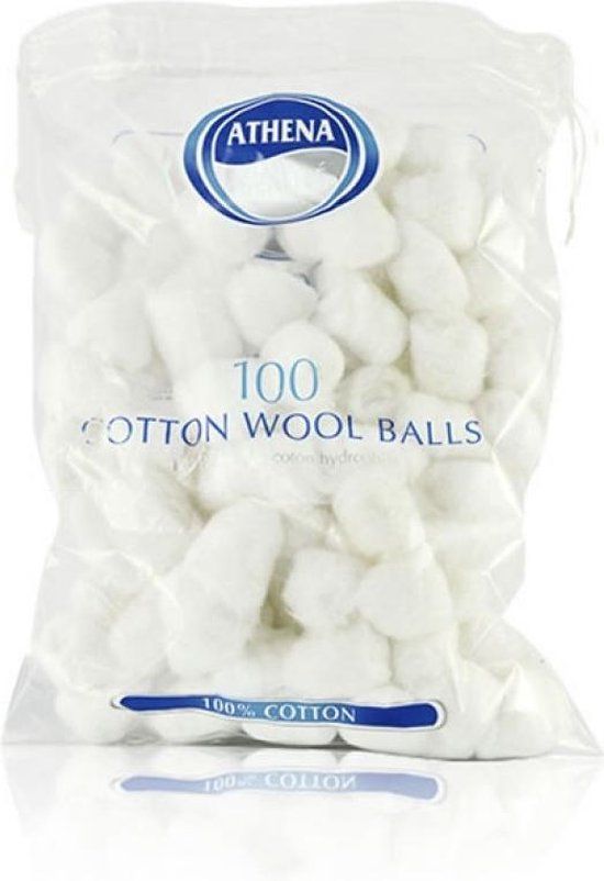 Athena Beauté Athena Katoen Wattenbollen - 100 stuks