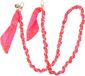 AVY Crossbody Telefoonkoord | Rosé Twist | Lang Koord | Universeel voor alle Hoesjes | Geschikt voor iPhone, Samsung en meer | 120cm | Swirlprint | Rood & Roze