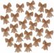 Decoris nœuds décoratifs de Noël - 30 pièces - jute - paillettes - 13 cm