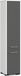 Meuble de salle de bain autoportant : deux portes, blanc / gris graphite