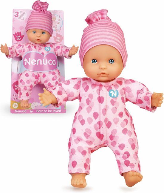 Nenuco 3 Functies Babypop Roze - Zacht lijfje - 2+ jaar