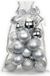Inge's Christmas Decor Gmbh 20x Boules de Noël en plastique Argent Mixte 6 cm