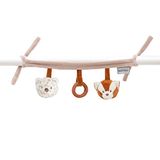Kinderwagenketting Nattou Kinderwagenketting Boris en Jungo, 60 cm, beige