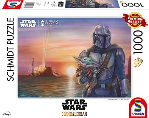 Schmidt Spiele 57377 Thomas Kinkade, Lucas Film, The Mandalorian, A New Direction - Puzzel (1000 stukjes)