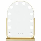 Luxaliving Hollywood Spiegel met Verlichting – 40×30 cm – 12 Dimbare Lampen