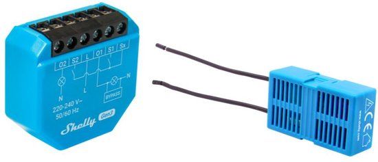Shelly 2L Gen3 Wifi & Bluetooth Relais Schakelaar 2-draads