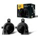 HELLA 3FH 012 010-051 Meertonige luchthoorn - TE16S - 12V - 110dB(A) - Frequentiebereik: 400/500Hz - Electrisch - Behuizingskleur: Zwart - Stekker: BMW/MINI - Set