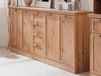 Buffet TIMITA 4 portes 4 tiroirs chêne artisan
