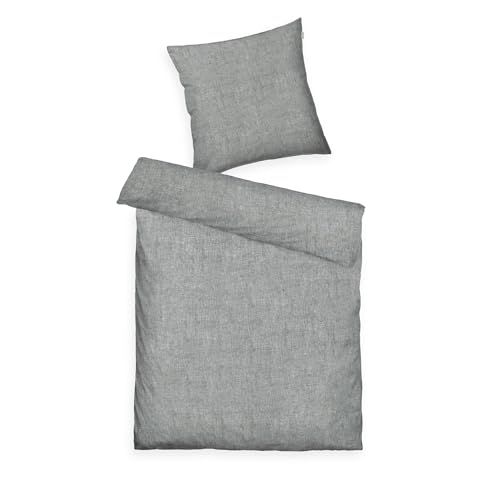 HERDING TOM TAILOR Beddengoed Melange, 80 x 80 cm + 135 x 200 cm, 40% katoen/25% viscose/35% polyester, Meerkleurig