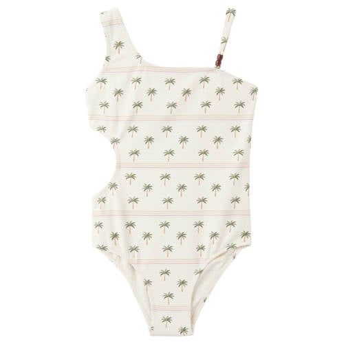 Mango Kids one shoulder badpak ecru