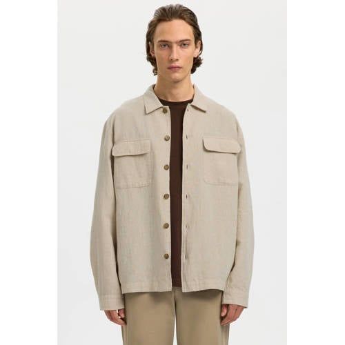 Selected Selected Femme Slh-Leroy Sun Overshirt Ls Noos, Pure kasjmier, XL