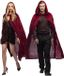 Boland Cape Dawn bordeaux - Volwassenen - Unisex - Halloween - Carnaval - Cosplay