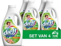 Dreft Vloeibaar Wasmiddel Amazone Regen 4 x 32 Wasbeurten 1,6 liter