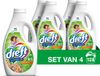 Dreft Vloeibaar Wasmiddel Amazone Regen 4 x 32 Wasbeurten 1,6 liter
