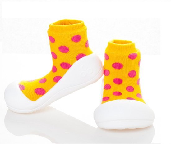 Attipas Polka Dot geel peuterschoenen maat 21 5