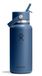 Hydro Flask – Wide Flex Straw Cap 946 ml (32 oz) Bottle – Roestvrij Staal, Lekdichte Rietje, Vaatwasbestendig – Geïsoleerd 24 Uur Koud – Brede Opening, Geschikt voor IJsklontjes – Harbor Blue
