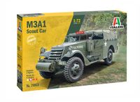 Italeri Modelbouwpakket Militaire voertuigen - 7063 M3A1 Scout Car Plastic - 1:72
