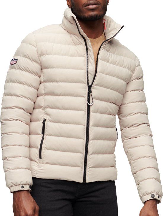 Superdry Fuji Jas Mannen - Maat L - Crème