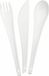 Koziol Rio set de couverts, 3 pcs, set de couverts, cuillère, fourchette, couteau, plastique, blanc, 3036525