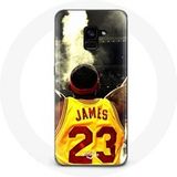 Maniacase Hoesje voor Samsung Galaxy A8 Plus Lebron James Basketbal speler