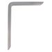 Amig - Wandplankbeugel - Metalen plankbeugel - Hoekplank - Planksteun - Aluminium - Zilverkleurig - Afmeting: 150x100 mm - Max. aanbevolen gewicht: 90 kg