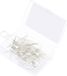 Tru Components Bedrade LED Warm-wit Rond 3 mm 14400 mcd 30 ° 20 mA 2.7 V, 3.4 V