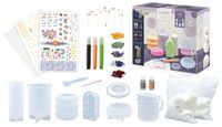 Buki France - Professional Studio Bougie Expert – DIY-set 5 geurkaarsen van sojawas – siliconen vormen en accessoires – vanaf 10 jaar – 5443