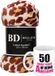 Bellatio Decorations Cadeau verjaardag 50 jaar/ Sarah vrouw - Fleece plaid/deken panter print met 50 great years awesome mok