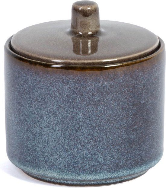 Cosy&Trendy QUINTANA GREEN Sugar Bowl D8XH6.7-8,5CM - Porselein